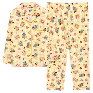 日系rilakkuma轻松熊睡衣女春秋冬新款纯棉长袖可爱ins网红家居服