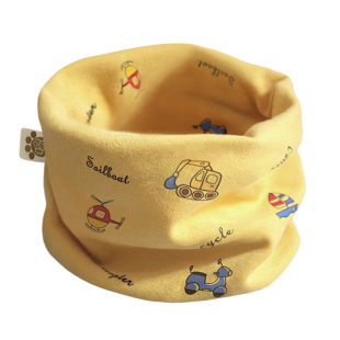 A类纯棉儿童围脖宝宝男秋冬脖套小孩女冬季婴儿防风保暖套头围巾