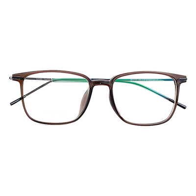 超轻纯钛方框眼镜女近视可配度数