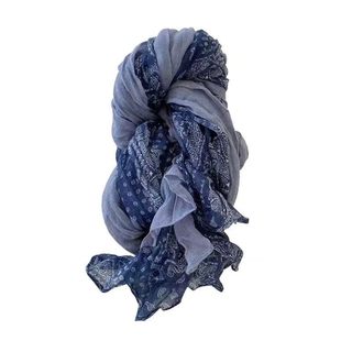 法式条纹丝巾女2025新款颈带长条围巾衬衫搭配高级感系脖子配饰