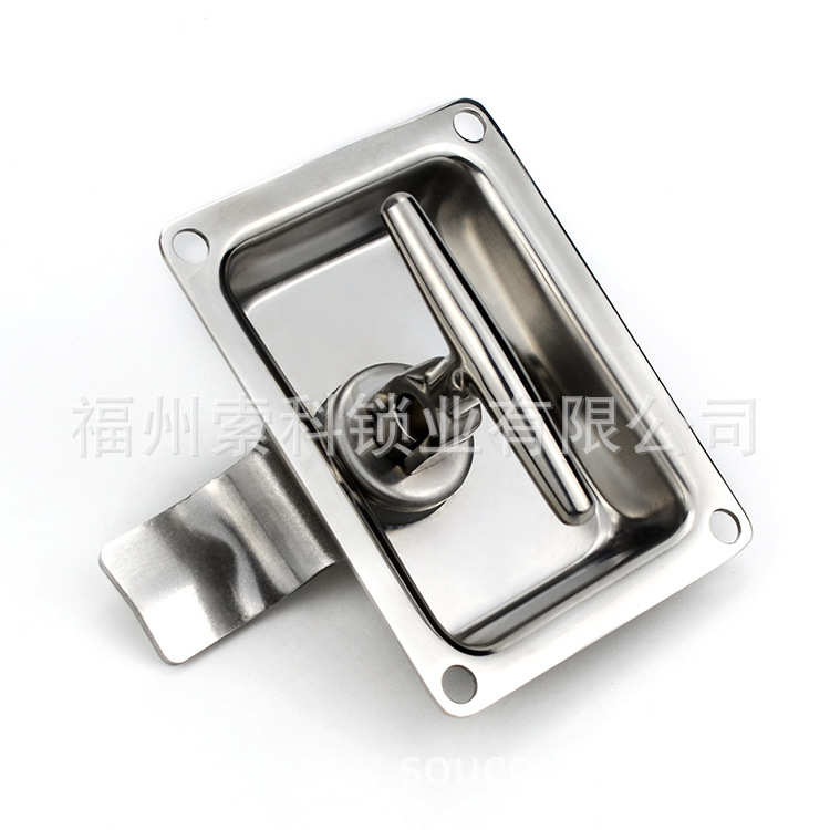 MS108不锈钢面板锁 工业盒锁工程车房车货车转舌机械锁发电机门锁