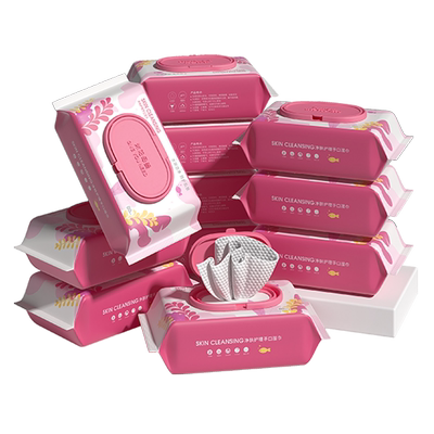 婧麒婴儿湿巾纸80抽家用宝宝手口屁家庭用实惠装专用大包装湿纸巾