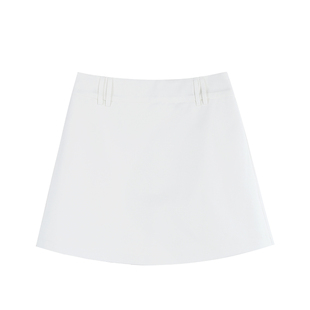 MULVAN 灰色半身裙女新款高腰包臀A字裙子百搭防走光短裙裤