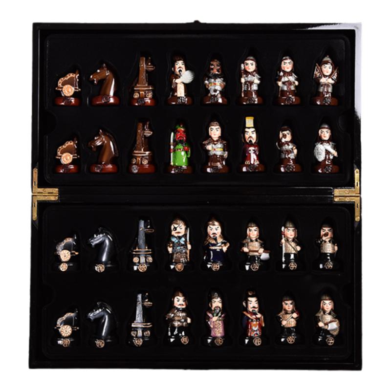 三国立体人物中国象棋Q版儿童玩具礼物 民族风特色纪念礼品工艺品