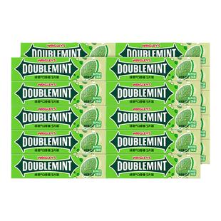 绿箭原味薄荷口香糖5片装泡泡糖条装清新口气休闲零食糖果批发