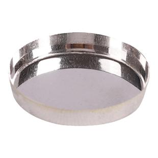 纯银银叶云母片用品用具碳熏空熏隔火熏电香炉银碟990日本香道盘