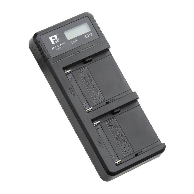 沣标适用索尼NP-F970 F990 F770 FM50 FM500H充电器USB摄照相机电池Type-c双充QC3.0快充F750 F550补光灯电池