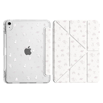 兴菲iPad透明亚克力全包带笔槽