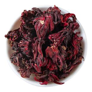 洛神花茶新货八云南特级新鲜玫瑰茄红桃K干花染色补气另售蓝蝴蝶