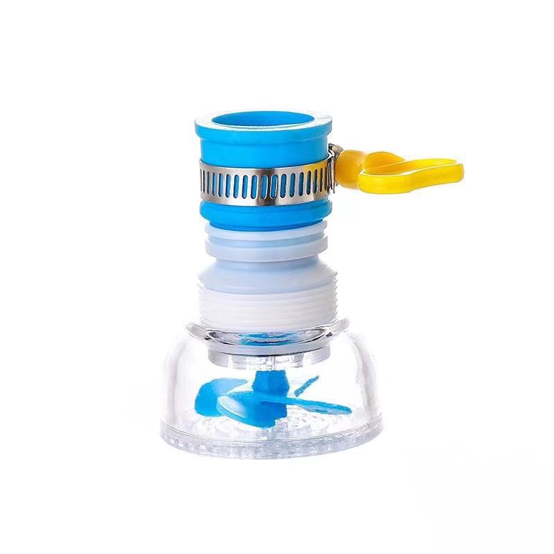 水龙头防溅水神器自来水花洒延伸旋转过滤器家用厨房通用过滤网PP