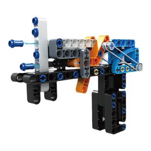 男孩拼装积木枪可发连射手枪陀螺弓弩坦克炮儿童益智玩具六一礼物