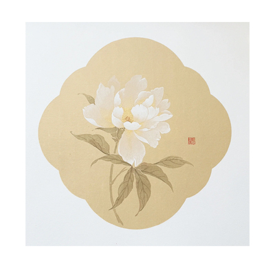 【海棠形云母宣卡】没骨工笔用纸