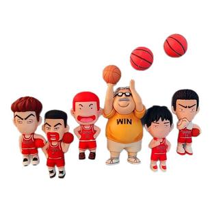 安西教练灌篮高手创意冰箱贴磁吸贴3d立体公仔入户门洞洞板装饰