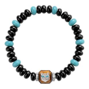 babama【新年礼物】雪豹公益系列情侣曜蓝手串男士手链情人节礼物