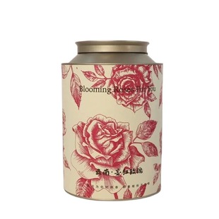 冻干墨红玫瑰花茶大桶食用养生茶大朵花玫瑰花冠大铁罐120g礼盒装