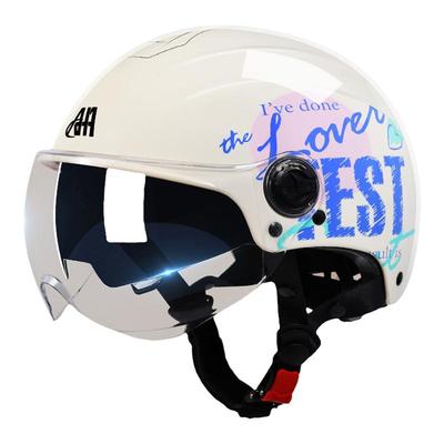 可爱创意电动车头盔男女通用夏季