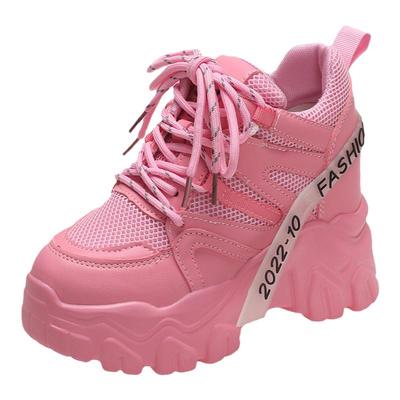 运动鞋韩版增高圆头老爹鞋显瘦