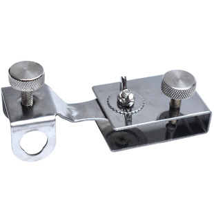 钓台配件不锈钢三件套万向炮台架鱼护架饵盆架钓台三件套渔具配件