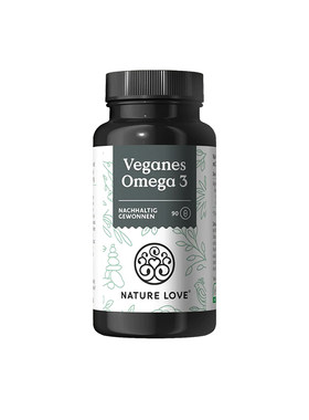 【自营】NATURELOVE纳初乐德国海藻油DHA素食TG型omega3EPA