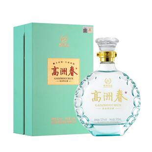 高洲春浓香型白酒纯粮食酒52度500ml口粮酒陈年老酒经典大曲送礼