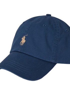 代购RALPH LAUREN女士帽子透气保暖棉质纯色日常休闲棒球帽爆款