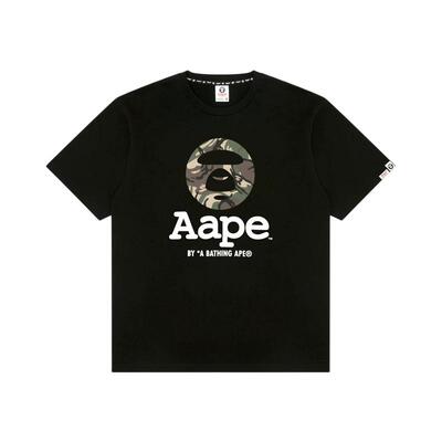 AAPE迷彩图案印花短袖T恤