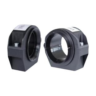 机器人管线包专用软管定位内夹固定座双喇叭口导向套筒波纹管支架