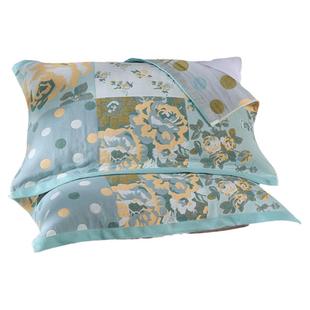 洁丽雅枕巾纯棉一对单条家用四季2025新款防头油枕头巾全棉纱布套