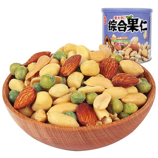 天兴隆综合果仁每日坚果罐装腰果原味花生豆混合坚果什锦豆果子