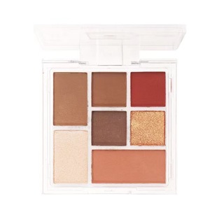 2025新款大地色眼影高光提亮腮红一体盘珠光哑光低饱和学生平价