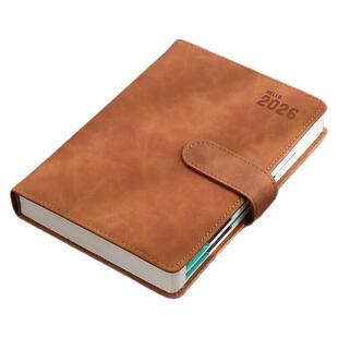 日程本2026年新款加厚一日一页时间管理效率手册周计划本简约365天A4记录本大学生日记本日历笔记本子定制