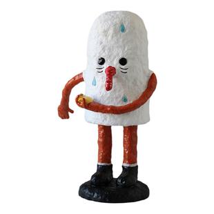 现代简约样板间儿童房绘画主题软装摆件女孩房书桌有趣装饰品组合