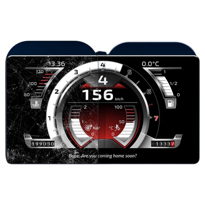 适用极核AE5iPro仪表钢化膜贴纸