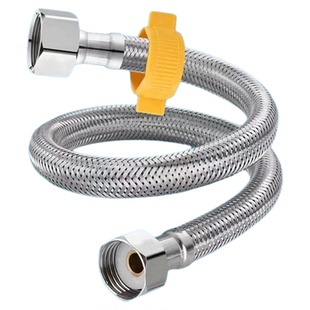 304不锈钢编织管热水器智能马桶水龙头4分高压防爆冷热进水软管