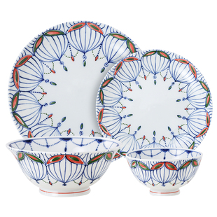 光峰盘子菜盘家用2025新款釉下彩饭碗餐盘日本进口高级感陶瓷餐具