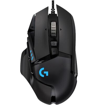 罗技G502 HERO/SE有线游戏鼠标 RGB机械可配重鼠标宏编程 竞技FPS