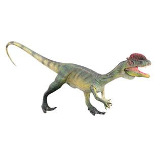 童德掠食双冠龙模型仿真恐龙玩具动物塑胶双嵴双棘双脊龙儿童认知