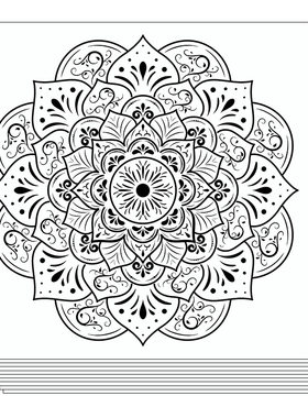 曼陀罗绘画情绪心理疗法画册