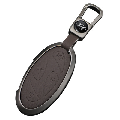 24款现代索纳塔钥匙套IONIQ6艾尼氪伊兰特ElantraN遥控金属壳包扣