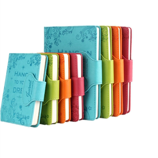 博士精品压花仿皮磁铁搭扣每日笔记本日程计划时尚办公创意记事本