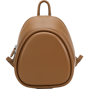 韩系通勤女双肩包高级感小众不撞款日常百搭简约轻奢小型皮质背包