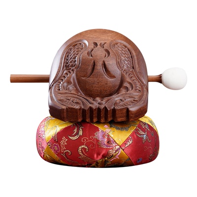寺庙佛堂木鱼法器佛道家檀木鱼子