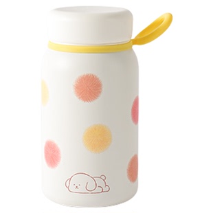 九木杂物社狗富贵吨吨保温杯毛绒杯套杯子陶瓷叠叠杯套装生日礼物