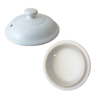 砂锅盖通用白色单独盖子单盖单卖陶瓷药罐沙锅配盖药壶瓦煲盖煲盖