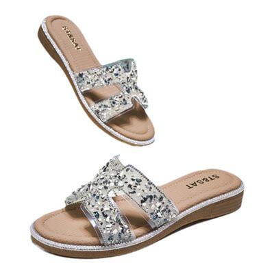 星期六软底凉拖夏季新款轻便舒适休闲懒人露趾拖鞋SSC2110305