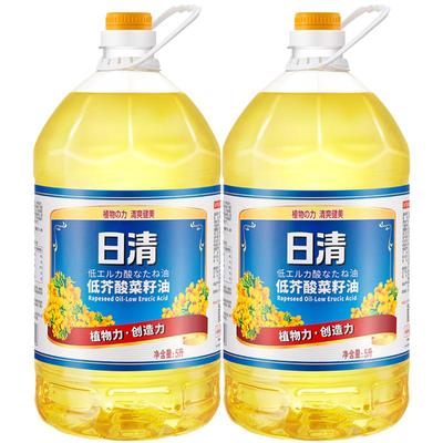 日清低芥酸菜籽油少烟大桶家庭用