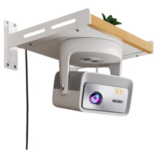 投影仪壁挂支架打孔墙床头置物架适用小米 vidda c3 当贝x5s 极米RS10 20 坚果n3万向云台卧室沙发吊装固定架