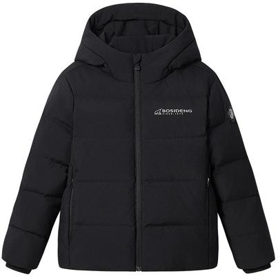 波司登2025新款儿童羽绒服男女童运动短款连帽外套5A抗菌绒保暖