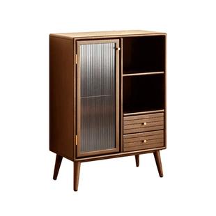 源氏木语加兰实木餐边柜收纳柜餐厅边柜小户型储物柜置物柜茶水柜