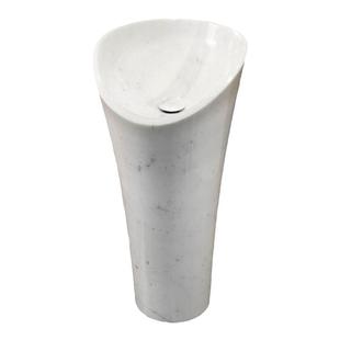 茶室洗手盆庭院花园石头水池台盆卫生间立式洗脸盆室外洗手台柱盆